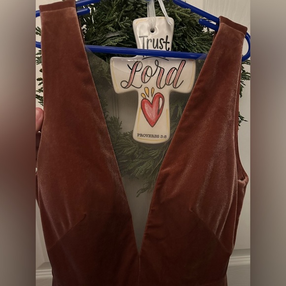 Jenny Yoo Logan Velvet Maxi Dress BHLDN - Picture 4 of 4